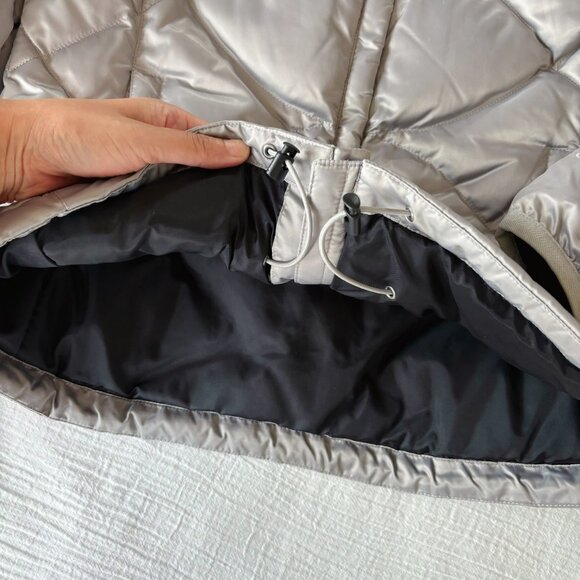 The north face down jacket down coat gray winter coat - Picture 6 of 7